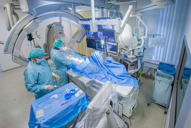robot-assisted angiography system "Siemens Artis Pheno"