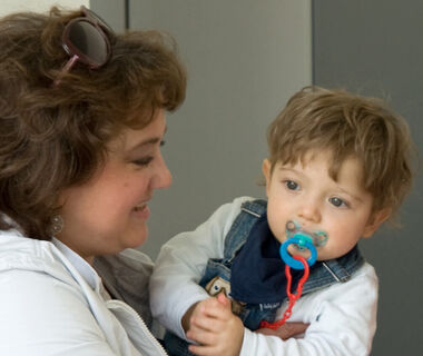 Mother and son